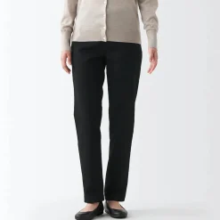 Online Women's 4-Way Stretch Chino Slim Tapered Pants (L 32inch / 80cm) Women Chino