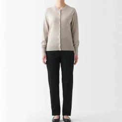 Online Women's 4-Way Stretch Chino Slim Tapered Pants (L 32inch / 80cm) Women Chino