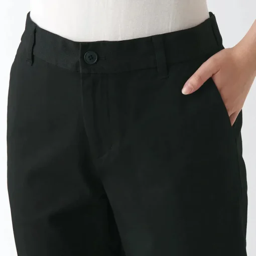 Online Women's 4-Way Stretch Chino Slim Tapered Pants (L 32inch / 80cm) Women Chino