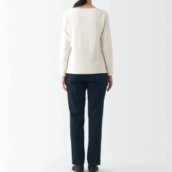 Online Women's 4-Way Stretch Chino Slim Tapered Pants (L 32inch / 80cm) Women Chino