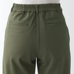 Best Women's 4-Way Stretch Chino Wide Straight Pants (L 32inch / 80cm) Women Chino