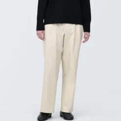 Sale Women's 4-Way Stretch Chino Darted Wide Pants Women Chino