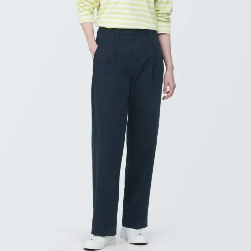Sale Women's 4-Way Stretch Chino Darted Wide Pants Women Chino