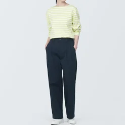 Sale Women's 4-Way Stretch Chino Darted Wide Pants Women Chino