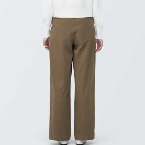 Sale Women's 4-Way Stretch Chino Darted Wide Pants Women Chino