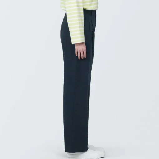 Sale Women's 4-Way Stretch Chino Darted Wide Pants Women Chino