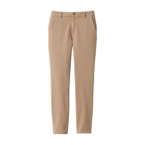 Sale Women's 4-Way Stretch Chino Slim Tapered Pants (L 32inch / 80cm) Women Chino