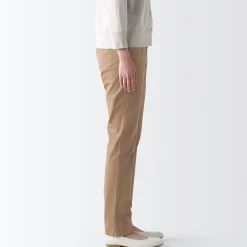 Sale Women's 4-Way Stretch Chino Slim Tapered Pants (L 32inch / 80cm) Women Chino