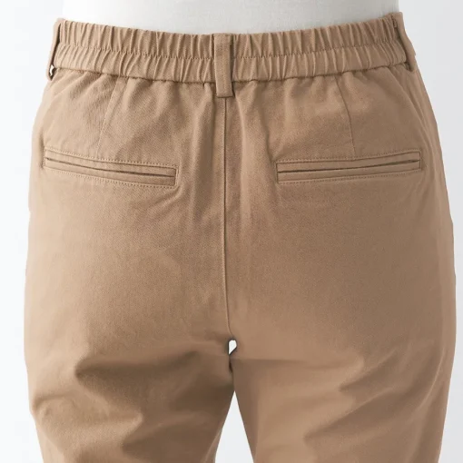 Sale Women's 4-Way Stretch Chino Slim Tapered Pants (L 32inch / 80cm) Women Chino