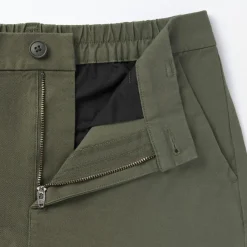 Sale Women's 4-Way Stretch Chino Slim Tapered Pants (L 32inch / 80cm) Women Chino