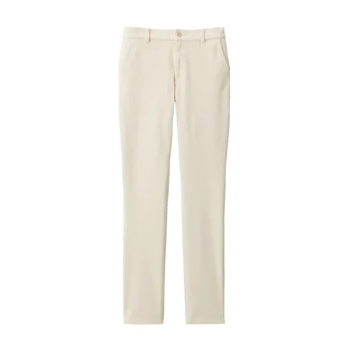Sale Women's 4-Way Stretch Chino Slim Tapered Pants (L 32inch / 80cm) Women Chino