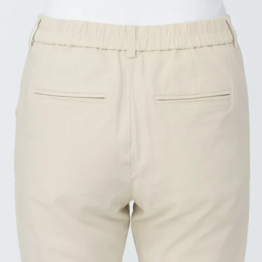 Sale Women's 4-Way Stretch Chino Slim Tapered Pants (L 32inch / 80cm) Women Chino