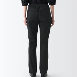 Sale Women's 4-Way Stretch Chino Slim Tapered Pants (L 32inch / 80cm) Women Chino