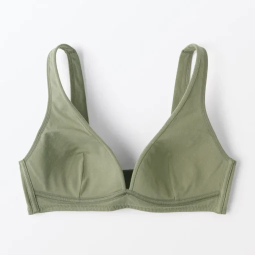 Hot Women's Wireless Plunge Bra Women Bras & Underwear